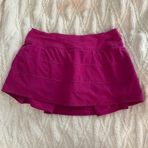 lululemon skort size 4 regular